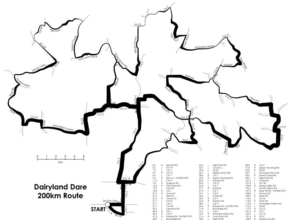 Figure 1: The above is a draft of one of my first attempts, in this case depicting a particular ride that one of my roommates hopes to participate in this summer. click to see fullsize