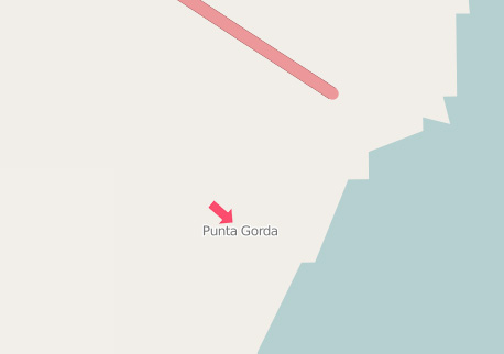 View of Punta Gorda in Open Street Map