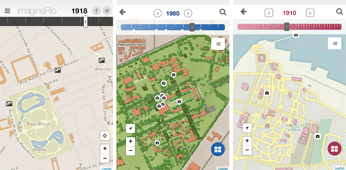 Comparison of mobile layouts